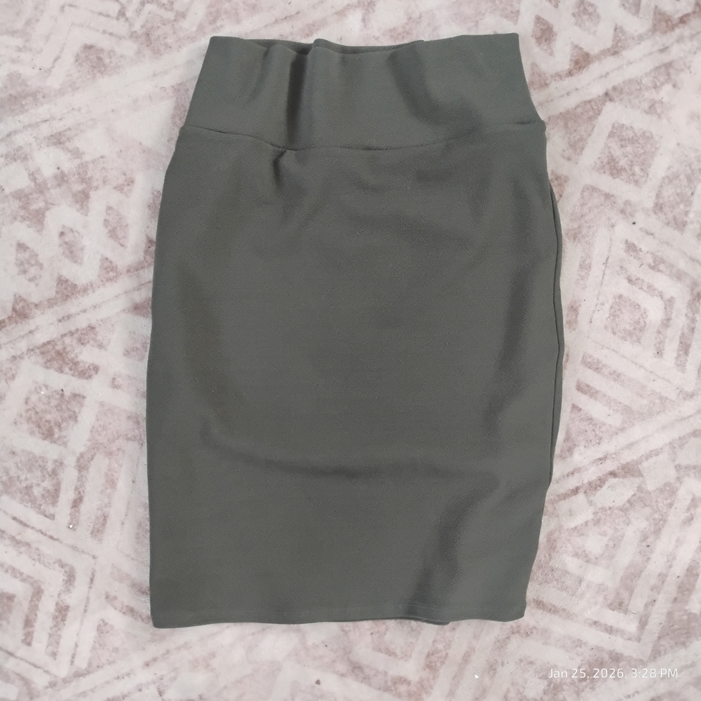 LuLaRoe Dark Green Pencil Skirt
